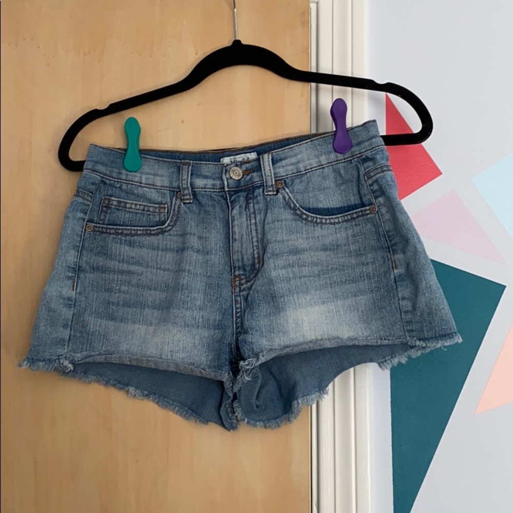 High Waisted Denim Shorts